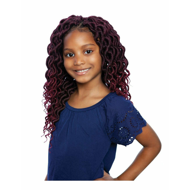 Afri Naptural Kids Locs Pre-Stretched Braid - Gigi Ripple Faux Locs 10"