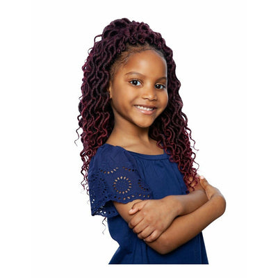 Afri Naptural Kids Locs Pre-Stretched Braid - Gigi Ripple Faux Locs 10"