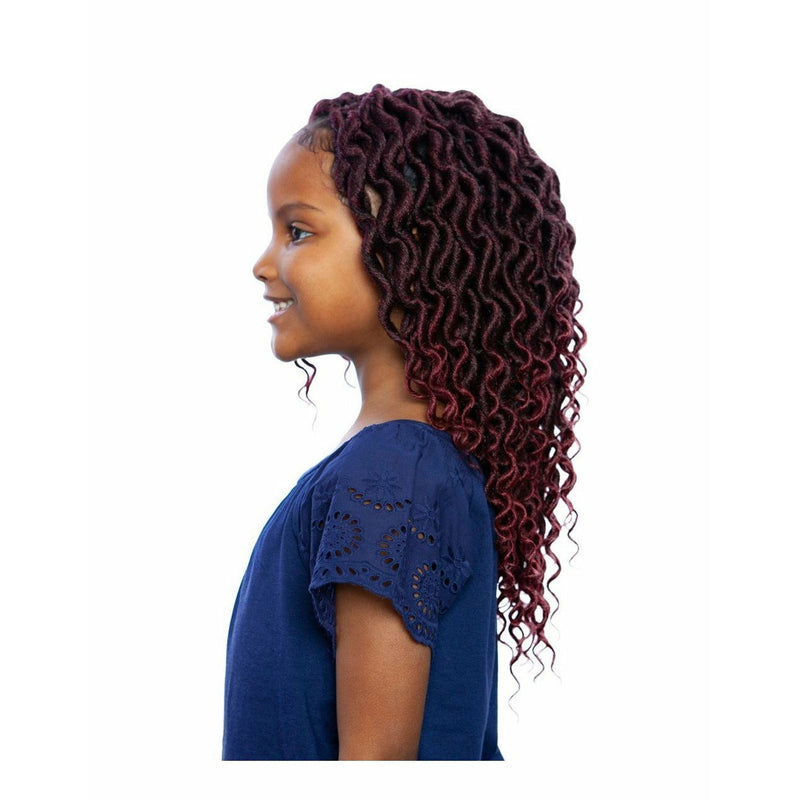 Afri Naptural Kids Locs Pre-Stretched Braid - Gigi Ripple Faux Locs 10"