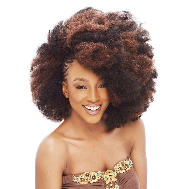 Janet Collection 2X Afro Kinky Bulk Crochet Braid 24"