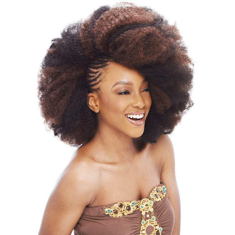 Janet Collection 2X Afro Kinky Bulk Crochet Braid 24"