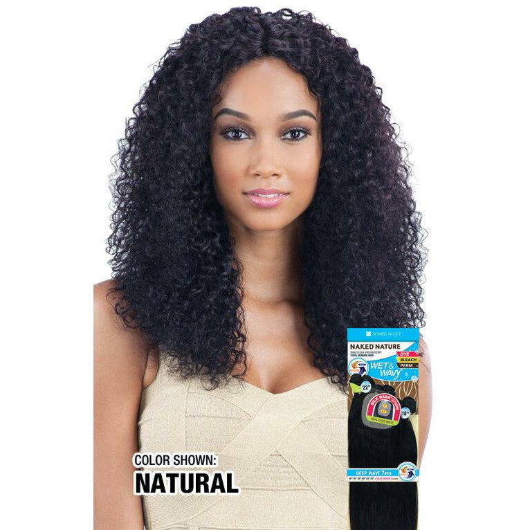 Shake-N-Go Naked Nature Brazilian Virgin Remy Bohemain Curl Pcs