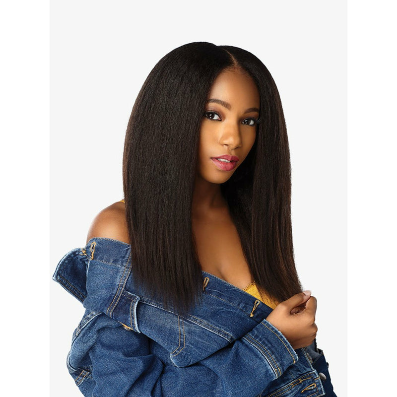 Sensationnel Textured Clip-Ins 100% Human Hair 1C Clique 18" (9 Pcs)
