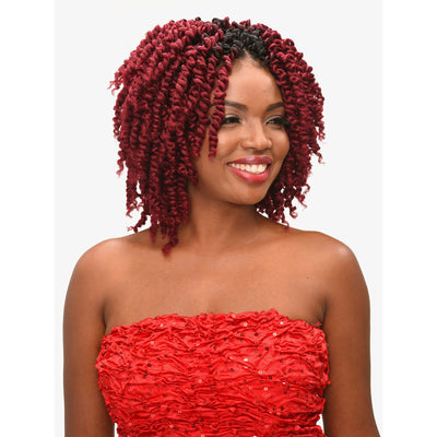 Realistic Ghana Twist Crochet Braid - 3X Passion Spring Twist 8"