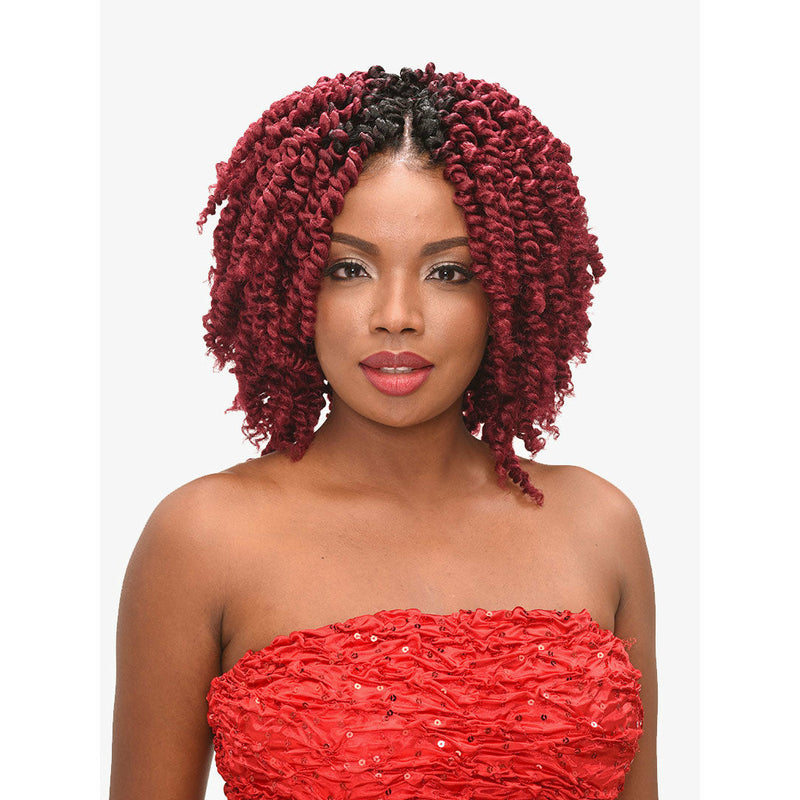 Realistic Ghana Twist Crochet Braid - 3X Passion Spring Twist 8"