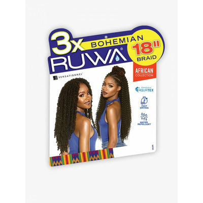 Sensationnel RUWA Pre-Stretched Braid - 3X Bohemian 18"