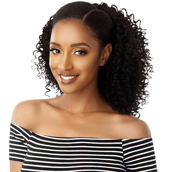 Outre Big Beautiful Hair - Drawstring Ponytail - BOUNCING CURLS  18"