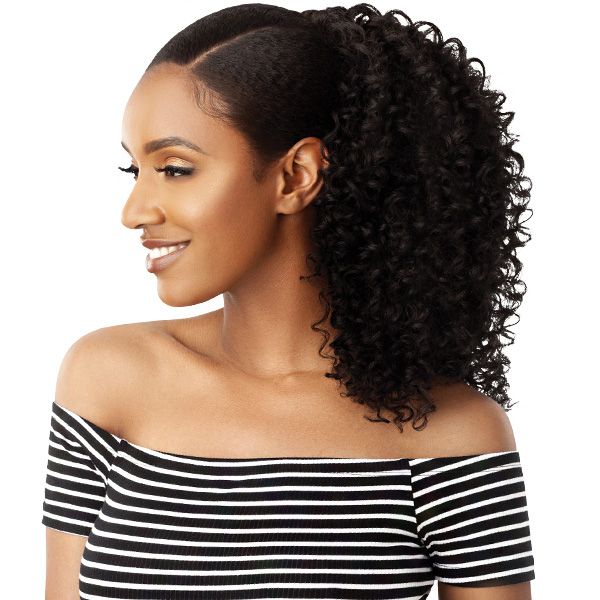 Outre Big Beautiful Hair - Drawstring Ponytail - BOUNCING CURLS  18"
