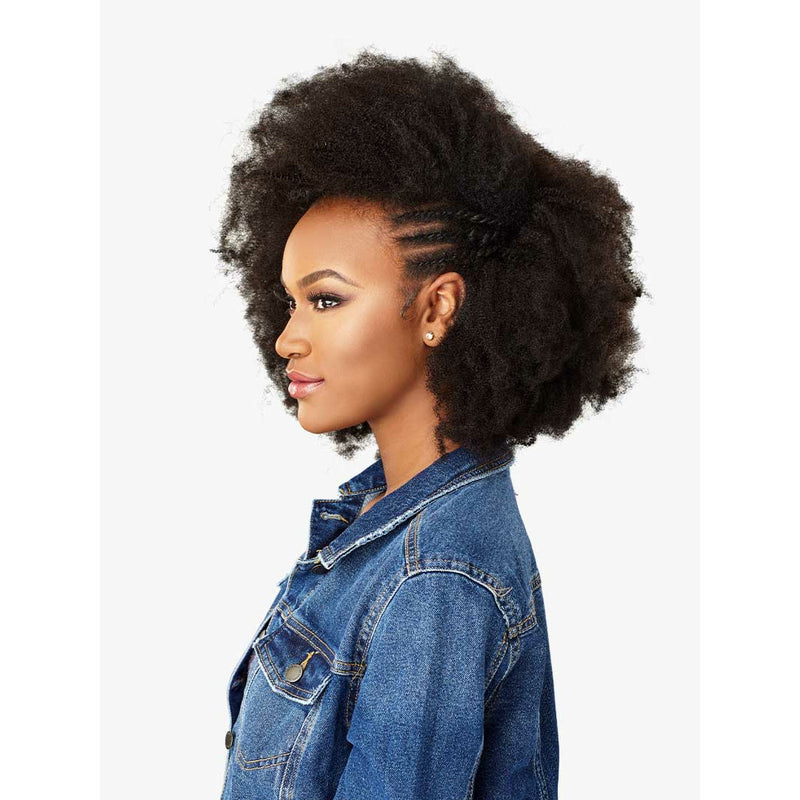 Sensationnel Textured Clip-Ins 100% Human Hair 4C Clique (9 Pcs)