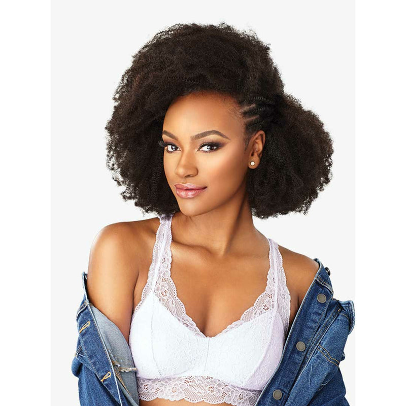 Sensationnel Textured Clip-Ins 100% Human Hair 4C Clique (9 Pcs)