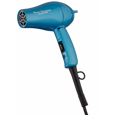 BaBylissPRO Nano Titanium Dual Voltage, Foldable Handle, Travel-Size Dryer