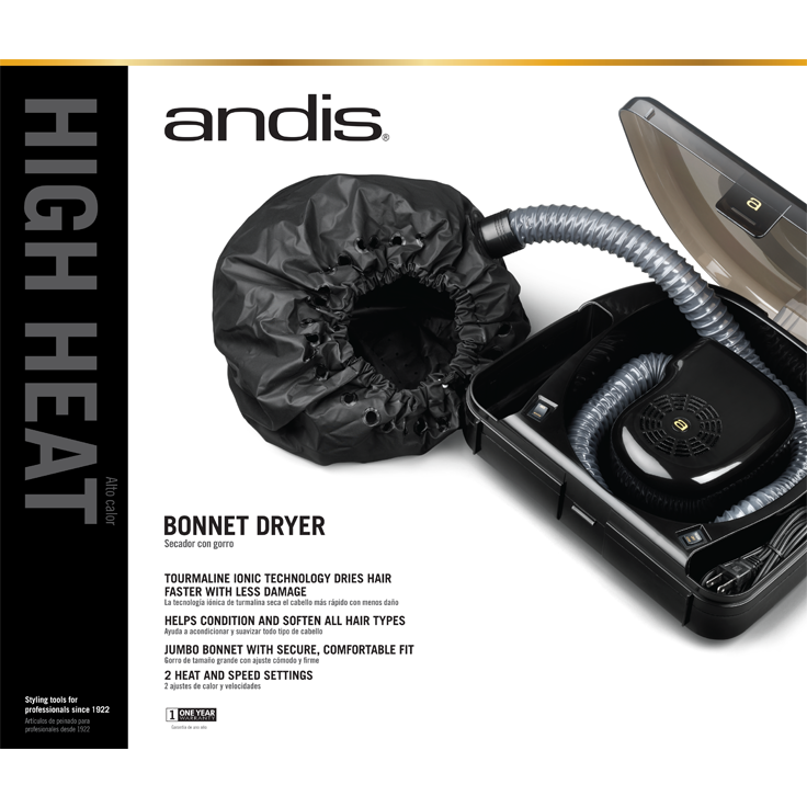 Andis High Heat Bonnet Dryer