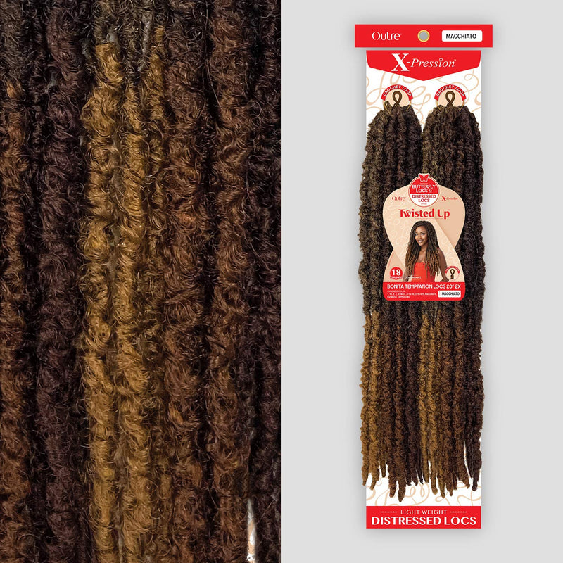 Outre X-Pression Twisted Up 2X Crochet Braid Bonita Temptation Locs 20"