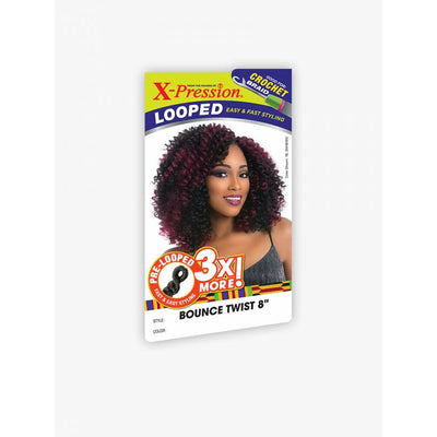 Sensationnel African Collection X-Pression Looped Crochet Braid - 3X BOUNCE TWIST 8"
