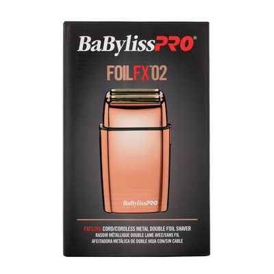 BaBylissPRO FX02 FXFS2 Cord/Cordless Metal Double Foil Shaver