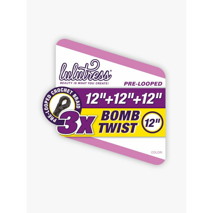 Lulutress 3X Bomb Twist Braid 12"