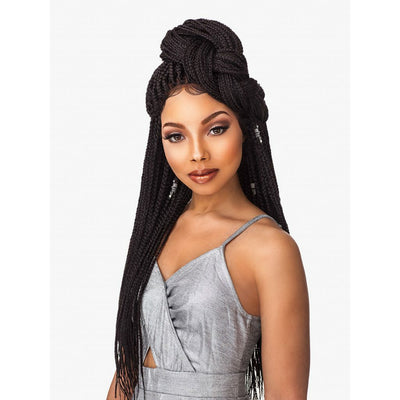Cloud 9 Multi Parting Swiss Lace Wig - 4X4 Lace Parting - Box Braid Small