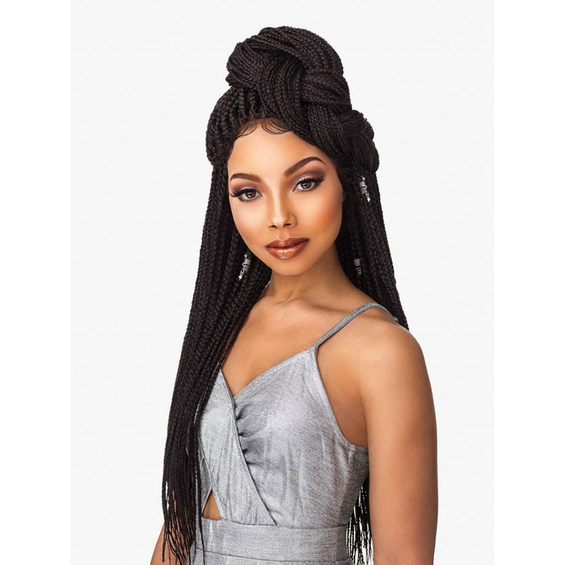 Cloud 9 Multi Parting Swiss Lace Wig - 4X4 Lace Parting - Box Braid Small