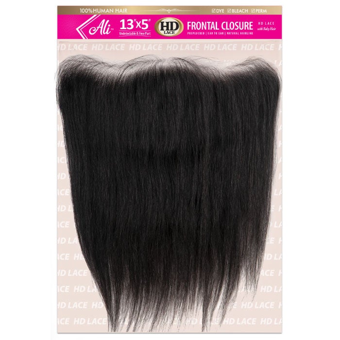 100% Unprocessed Virgin Human Hair HD Lace - Straight 13"X5" Frontal Closure