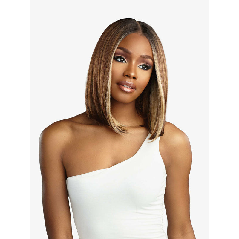 Sensationnel Human Hair Blend HD Lace Front Wig Butta Lace Bob 12"