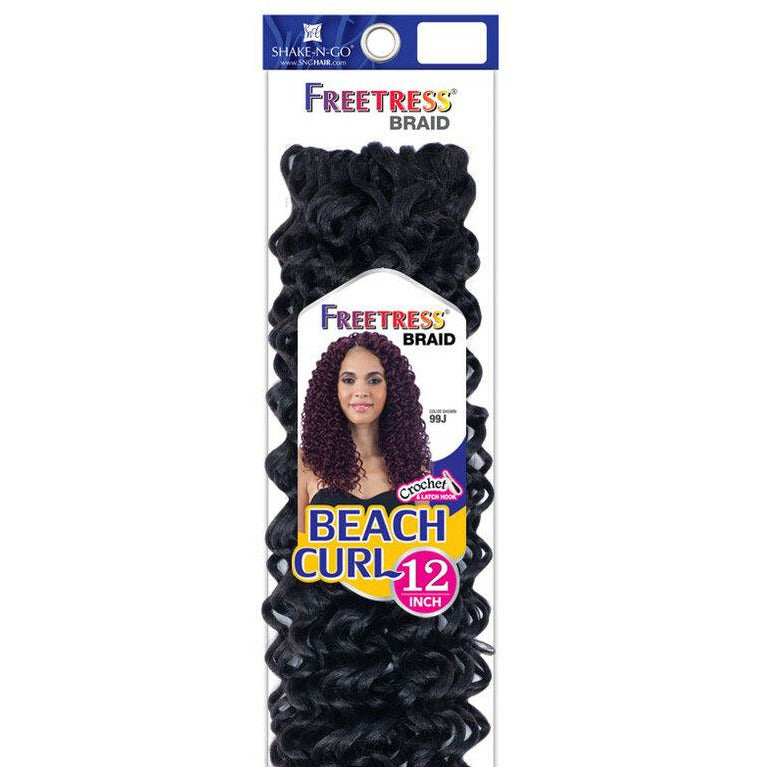 Shake-N-Go Freetress Beach Curl Crochet Braiding Hair