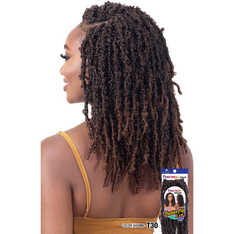 Shake-N-Go Freetress Butterfly Loc Crochet Braiding Hair 12"