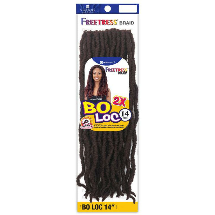 Shake-N-Go Freetress 2X Bo Loc Crochet Braiding Hair 14"