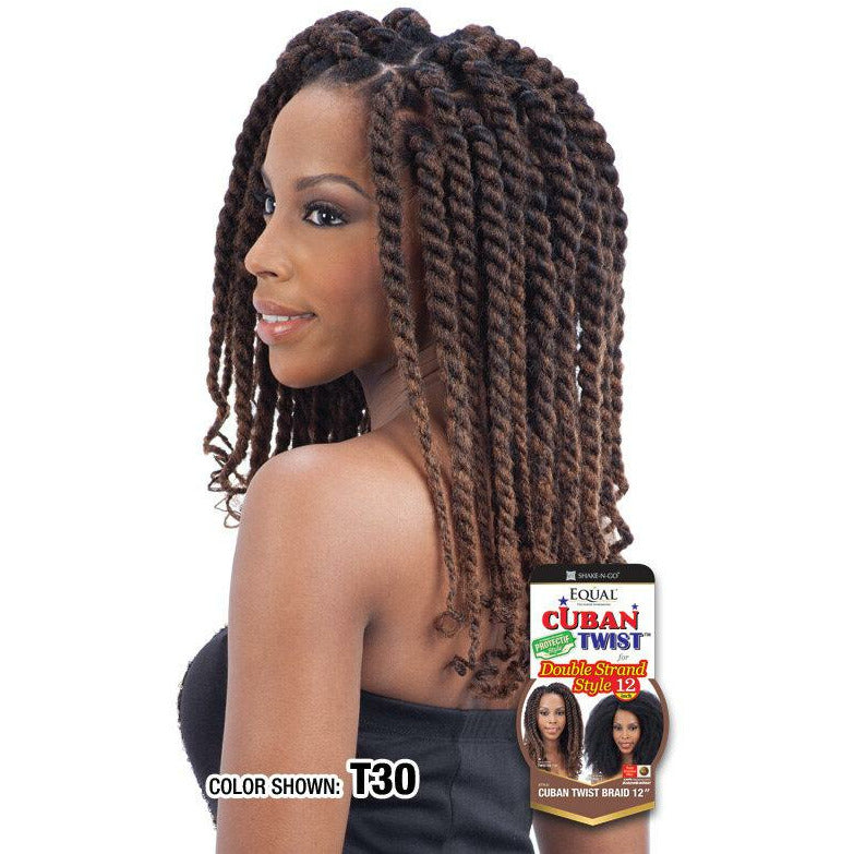 Shake-N-Go Equal Cuban Twist Marley Braiding Hair