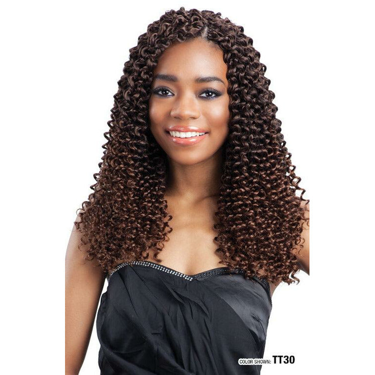 Shake-N-Go Freetress Water Wave Bulk Crochet Braiding Hair 12"