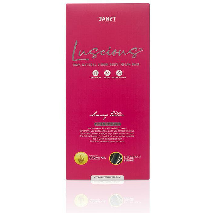 Janet Collection Luscious 100% Natural Virgin Remy Indian Lace Front Wig - Riri