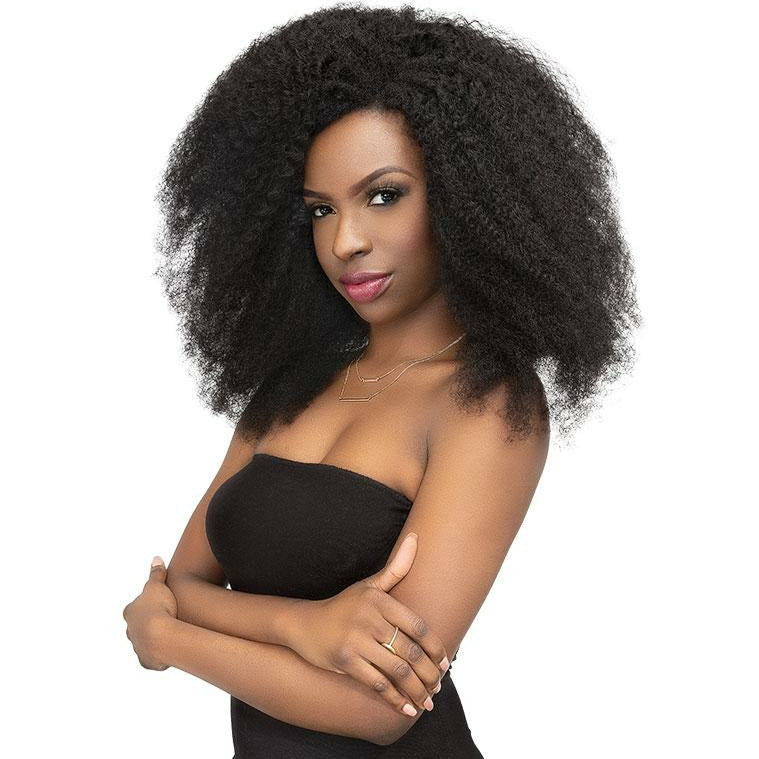Janet Collection 100% Natural Virgin Human Hair Clip-In - 4C Kinky 14" 8 Pcs