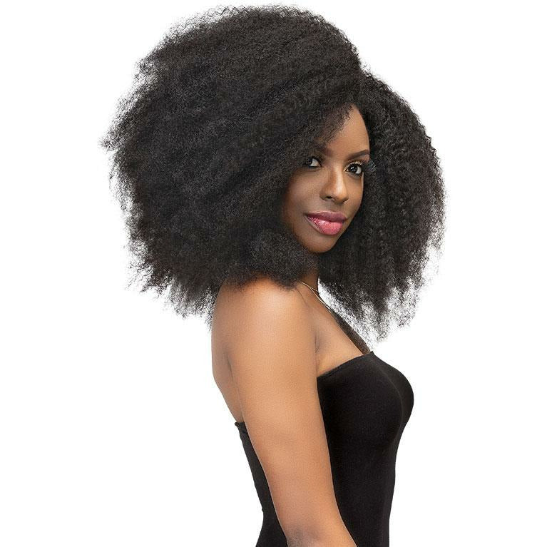 Janet Collection 100% Natural Virgin Human Hair Clip-In - 4C Kinky 14" 8 Pcs