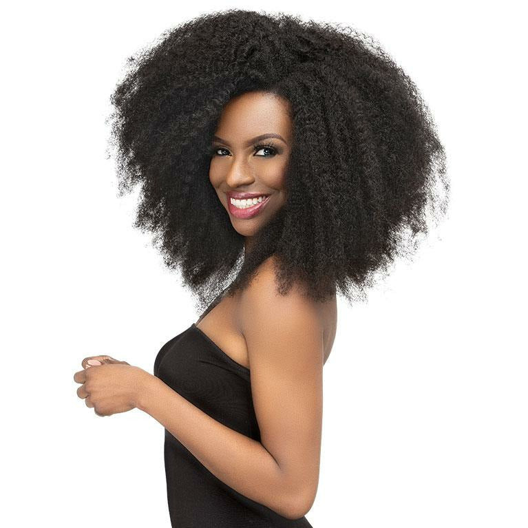 Janet Collection 100% Natural Virgin Human Hair Clip-In - 4C Kinky 14" 8 Pcs
