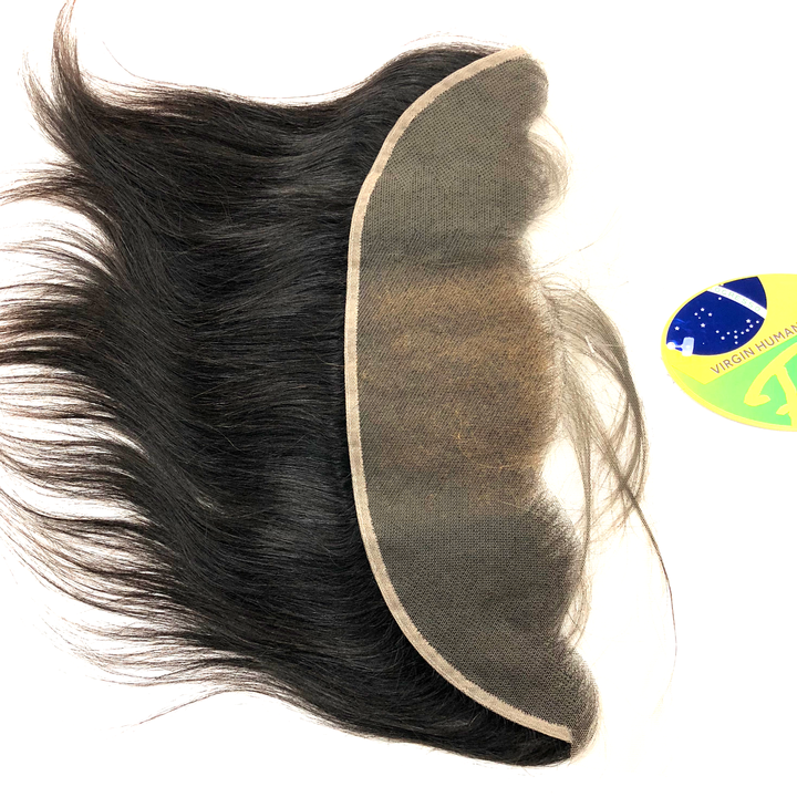 10A Rio 100% Virgin Human Hair Frontal - Straight Ear To Ear HD 13X4"