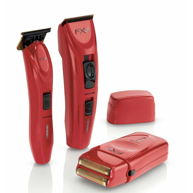BaByliss Pro FX X3 High Torque Clipper, Trimmer, Shaver Combo Set