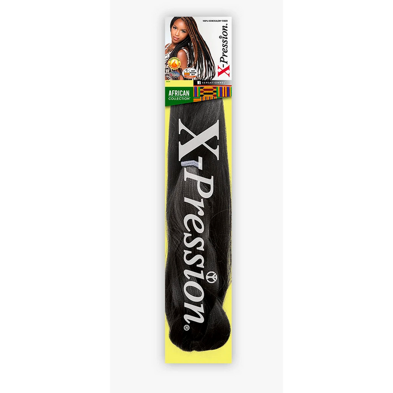 African Collection X-Pression 100% Kanekalon Braiding Hair 82" (Qty. 70)
