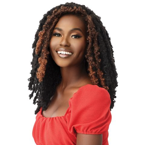 Outre X-Pression Twisted Up 2X Crochet Braid Bonita Original Butterfly Locs 12"