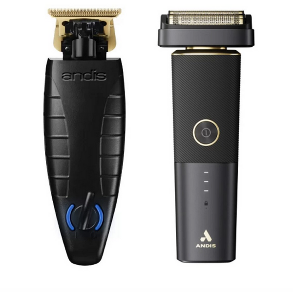 Andis 2pc Cordless Combo – Cordless GTX-EXO Trimmer & Cordless reSURGE Shaver