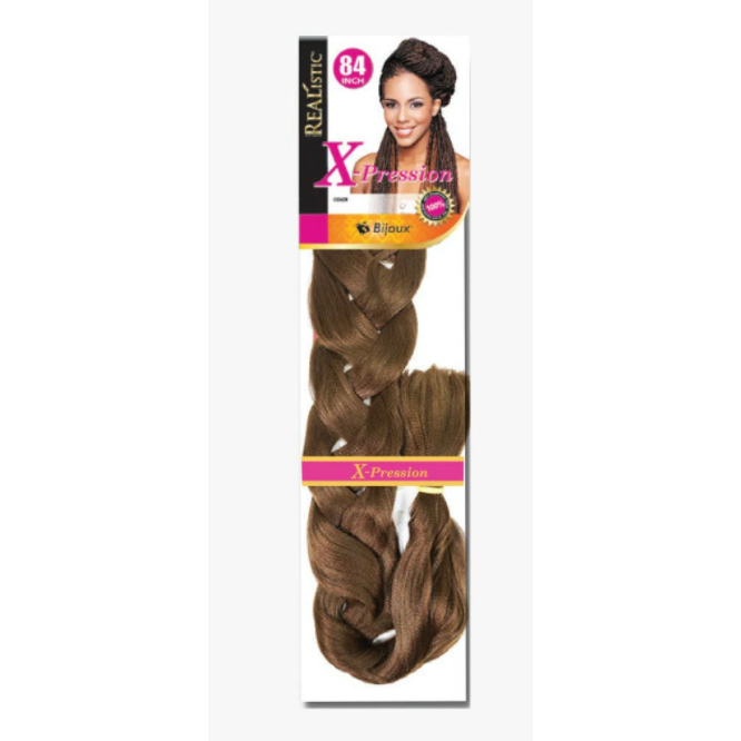 Realistic X-Pression 100% Kanekalon Braiding Hair 84"