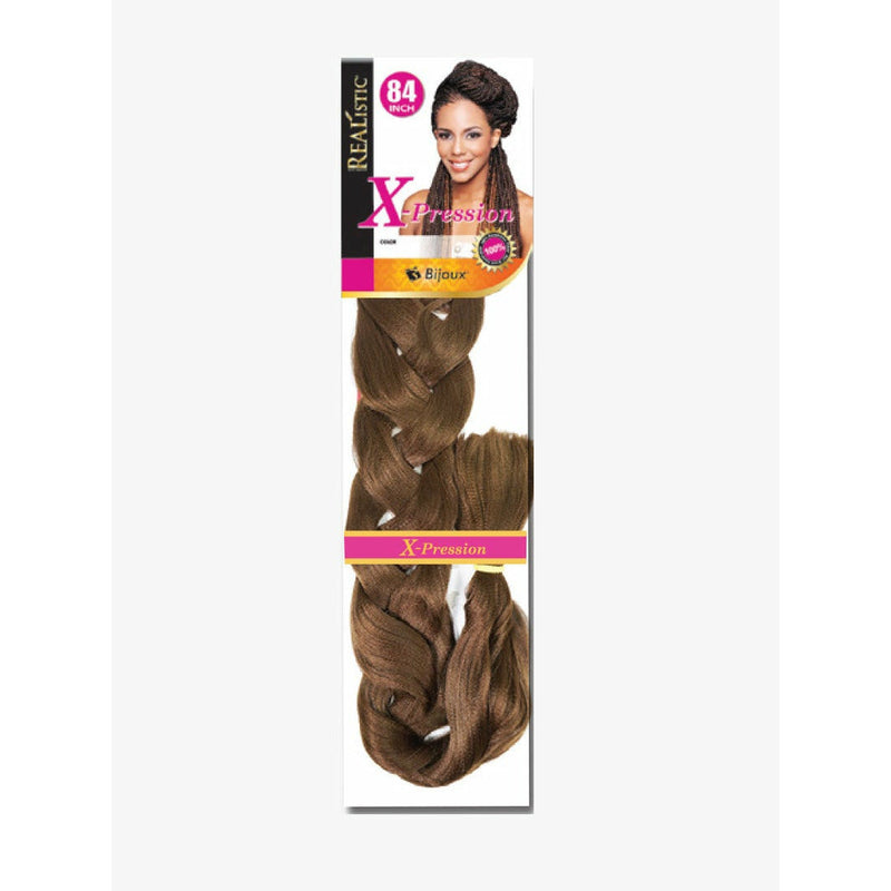 Realistic X-Pression 100% Kanekalon Braiding Hair 84" (Qty. 12)