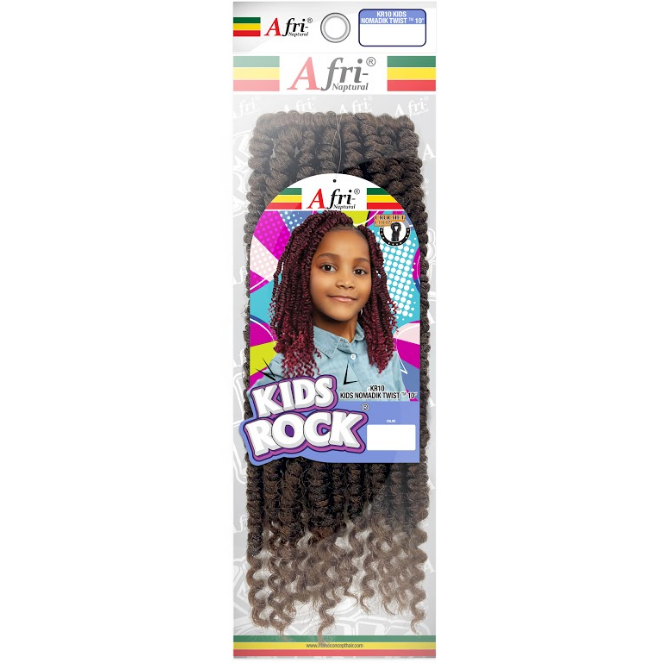Mane Concept Afri Naptural 3X Pre-Stretched Kids Nomadik Twist Braid 10"