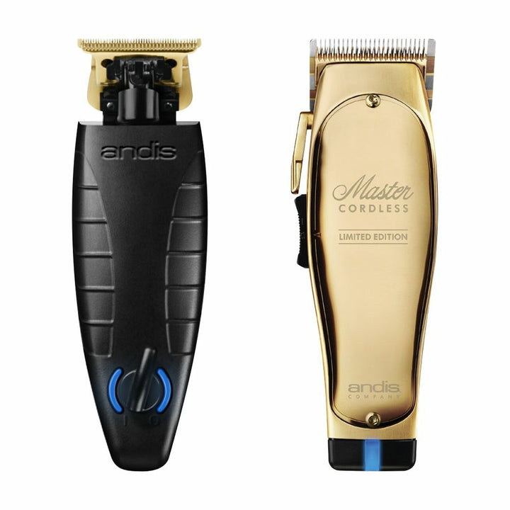 Andis Gold Master Cordless Clipper & Andis GTX-EXO Cordless