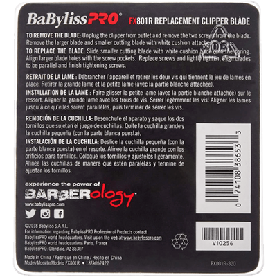 BaByliss PRO FX801R Replacement Clipper Blade