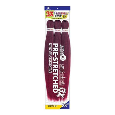 Shake-N-Go Freetress 3X Pre-Stretched 301 Braid 28"