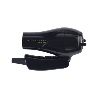 Stylecraft Peewee 1200 Foldable Handle Dryer - Black