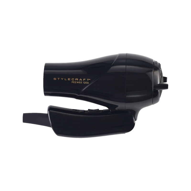 Stylecraft Peewee 1200 Foldable Handle Dryer - Black