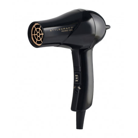 Stylecraft Peewee 1200 Foldable Handle Dryer - Black