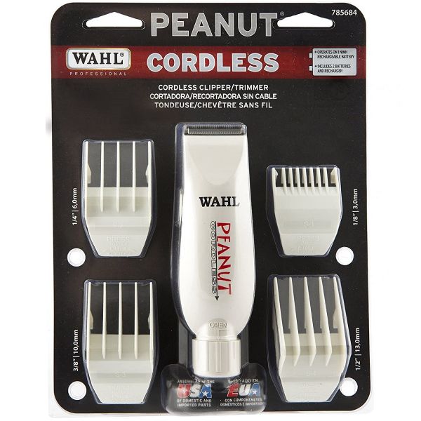 Wahl Peanut Cordless Clipper/Trimmer - White