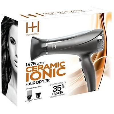 Hot & Hotter 1875 Watt Ceramic Ionic Hair Dryer